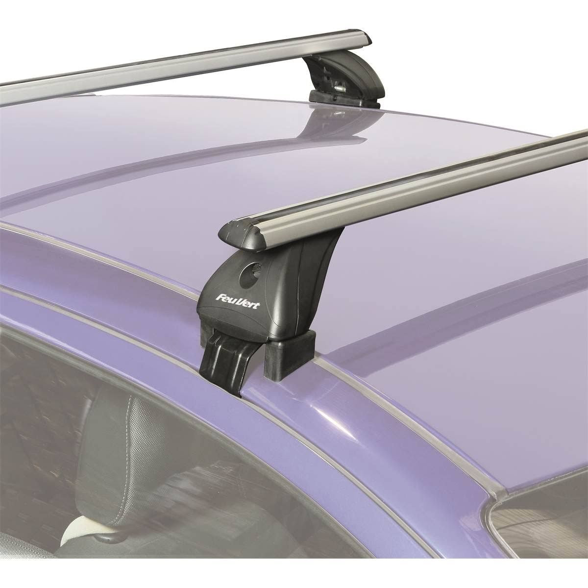 2 Barres Aluminium Bk120 Feu Vert(Noir/Gris)