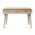 Bureau en bois clair avec trois tiroirs dimensions 100 x 50 x 75cm