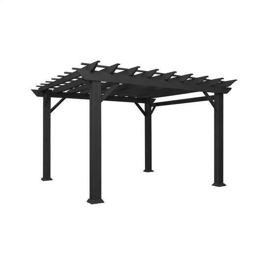 Pergola en aluminium noir 300x300x230 cm(Noir)